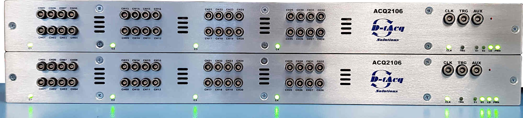 Single appliance with 32 analog inputs
