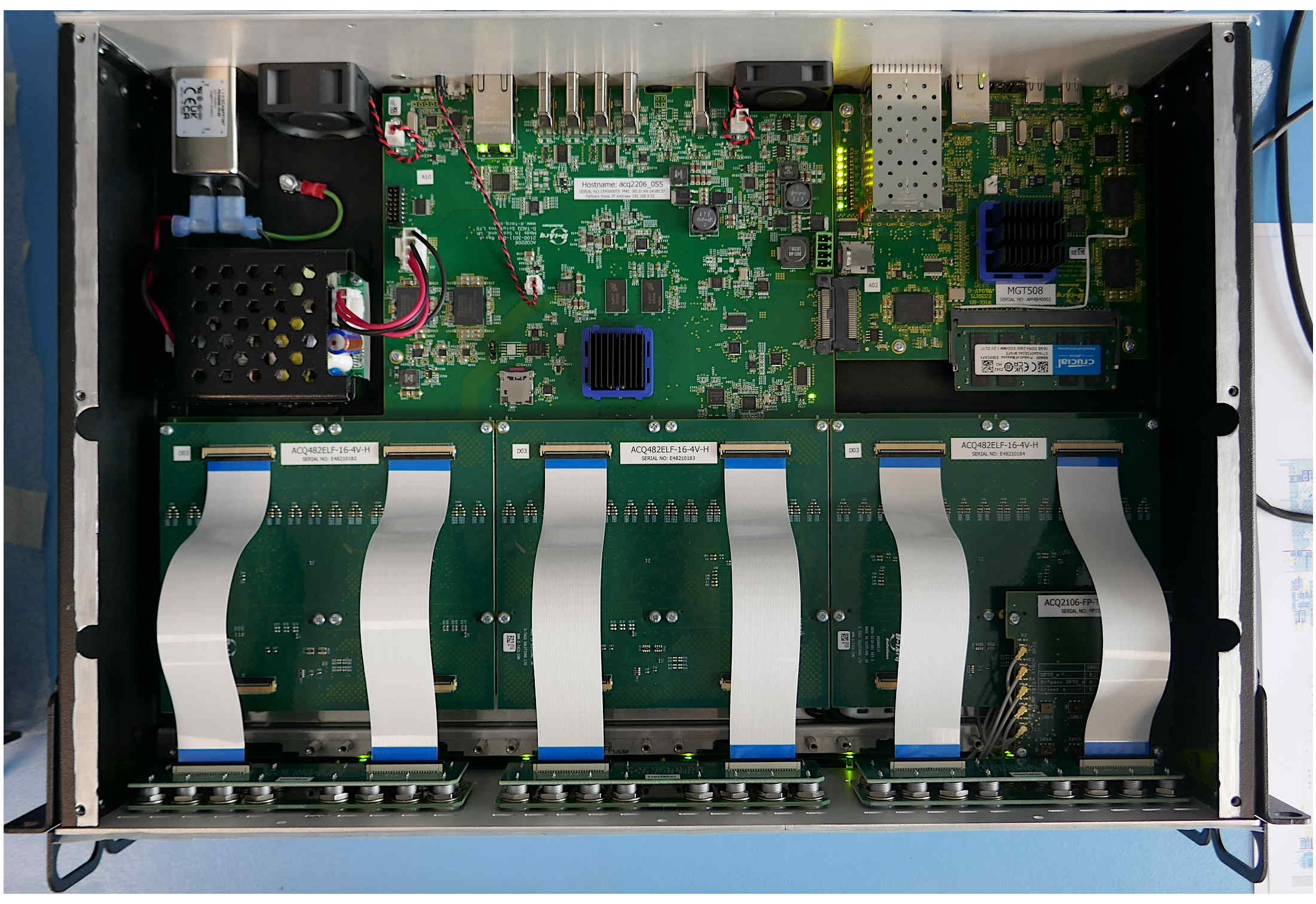 Inside view of ACQ2206, showing MGT508