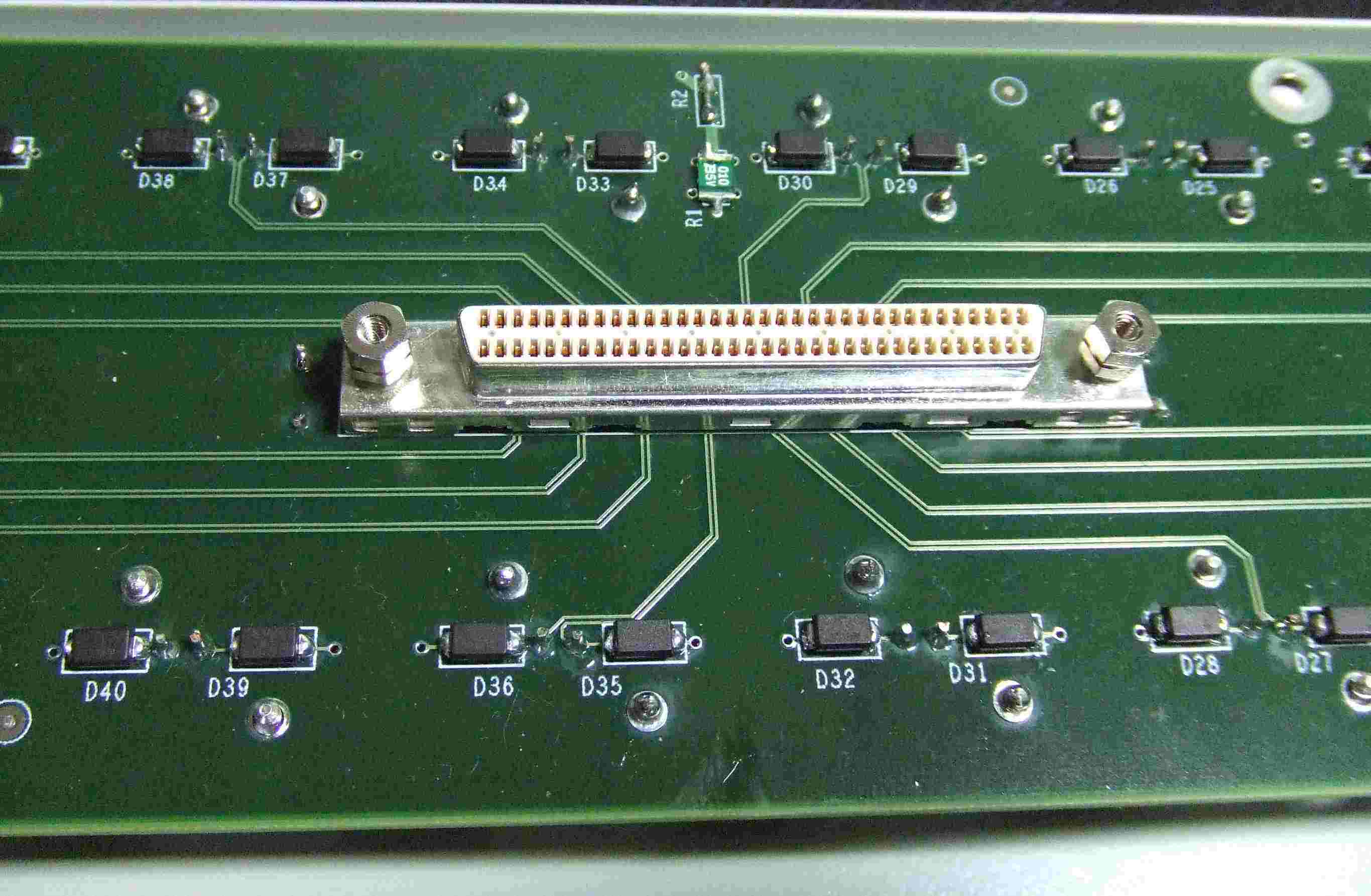 BNCPANEL Rear Side - connector detail